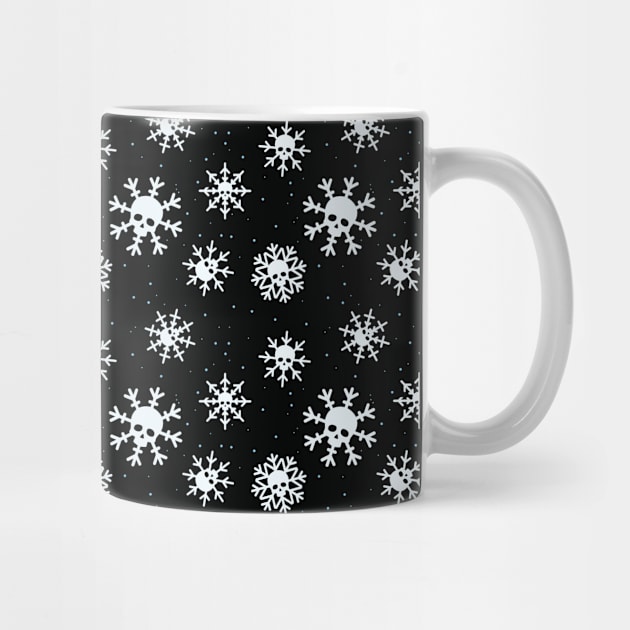 Skull Snowflakes by ryandraws_stuff